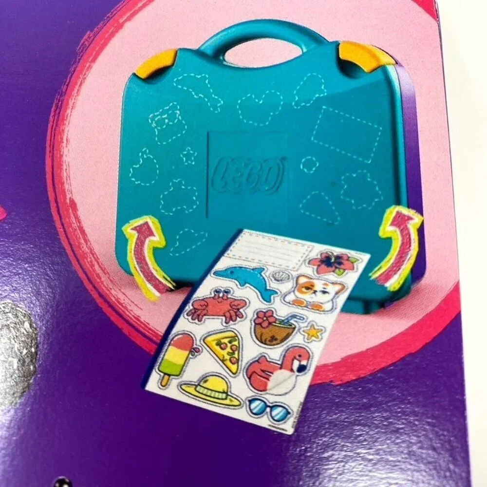 LEGO Friends Creative Beach and Travel Suitcase Pretend Play Building Set 42672
